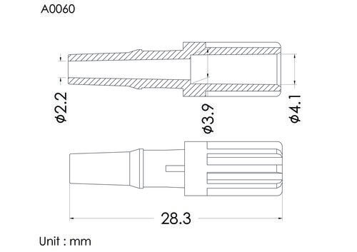 盧耳公針基 ID4.1mm, A 型