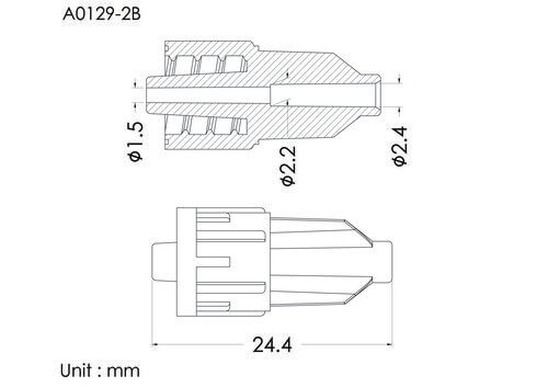 盧耳公轉式接頭ID2.4mm