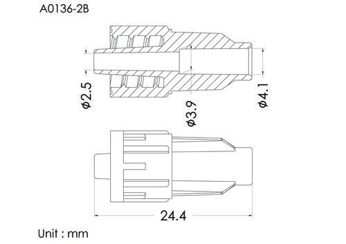 Male luer lock ID4.1