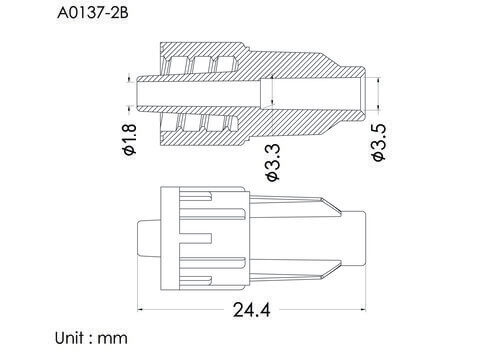 Male luer lock ID3.5mm