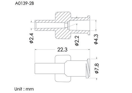 盧耳母接頭 ID2.4mm