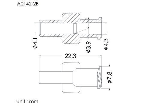 Female  luer lock ID4.1mm