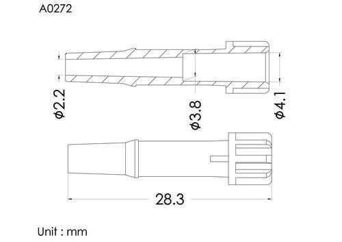 盧耳公針基 ID4.1mm, D型