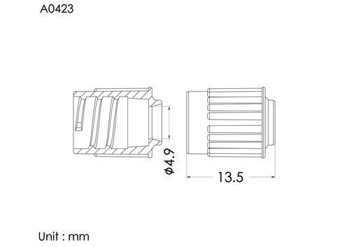 Spin nut, B type