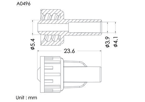 ENF male connector ID4.1mm