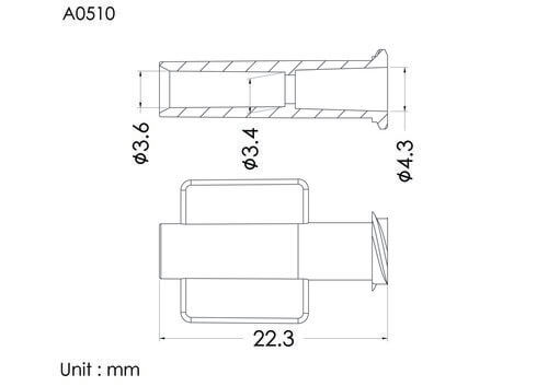 Female luer lock ID3.6mm