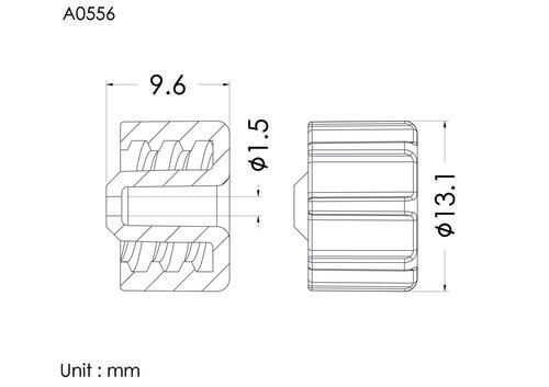 Cap for ENF female conn, vented