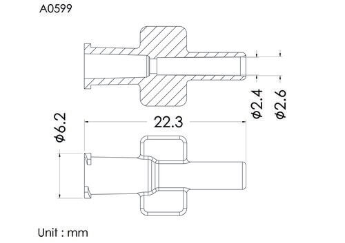 SP 母接頭, 2.6mm