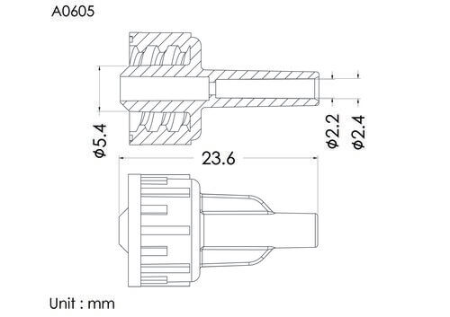 ENF 餵食公接頭, 4.1mm