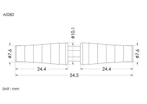 Step connector, 2-side