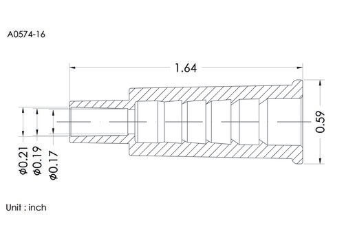 Blue connector, 16FR