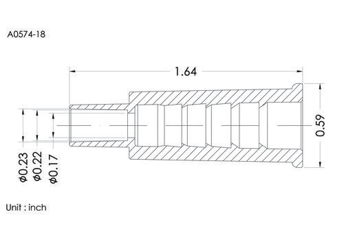 White connector, 18FR