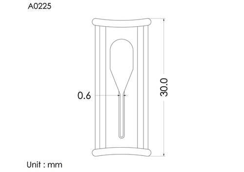 Slide clamp, closed, green