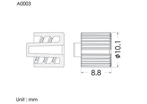 Cap for female luer lock, non-vented