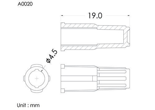 Cap for male luer , vented