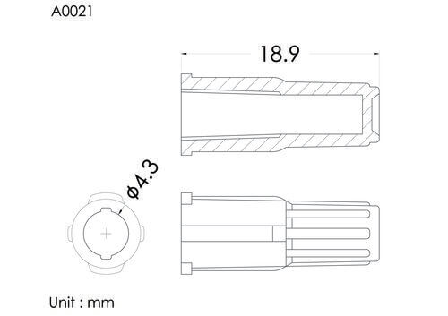 Cap for male luer , vented