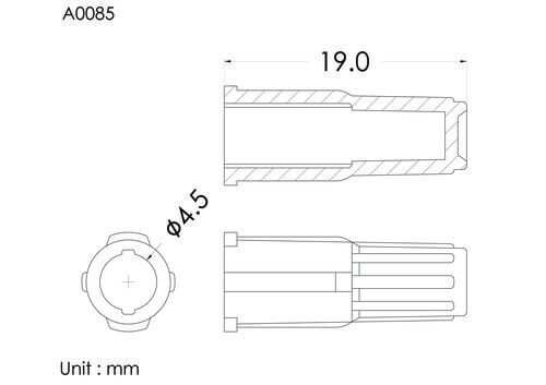 Cap for male luer , vented