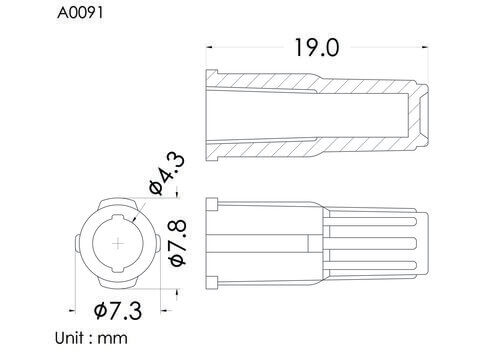 Cap for male luer , vented