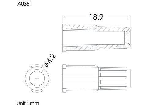 Cap for male luer , vented