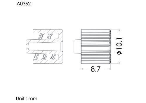 Cap for female luer , vented hole