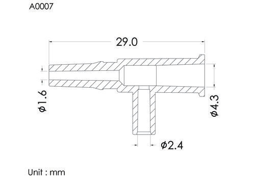 T連接器-可加螺ID2.4