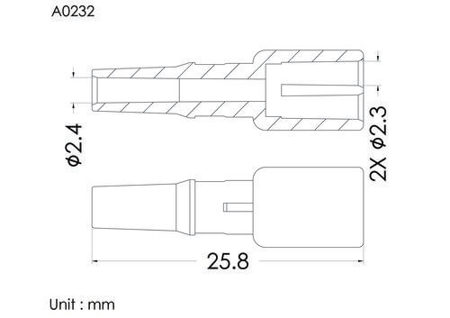 小U型管加長型ID 2.2/2.4mm