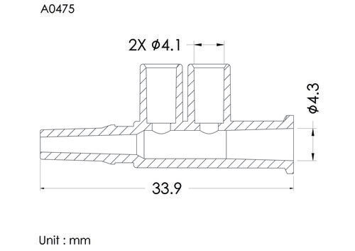 DT connector 4.1mm