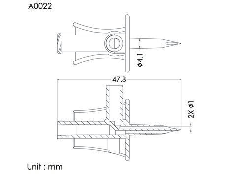 Medium Spike, vented, taper lock