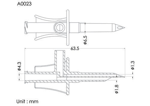 Large spike, taper lock, vented