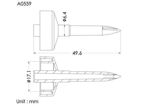 Transfusion spike 10DP, R type