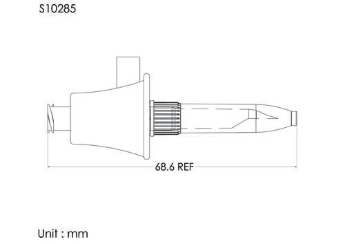 Large vented spike with cover