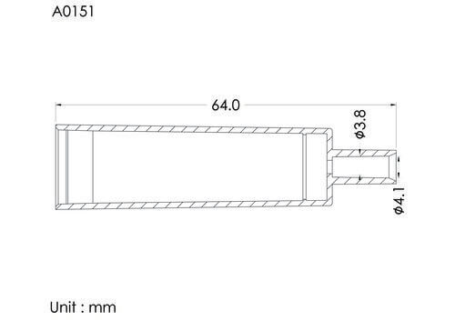 Chamber, OD16mm,  for tube OD4.1mm