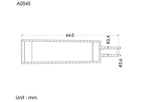 Chamber, OD16mm, for tube OD 3.6mm