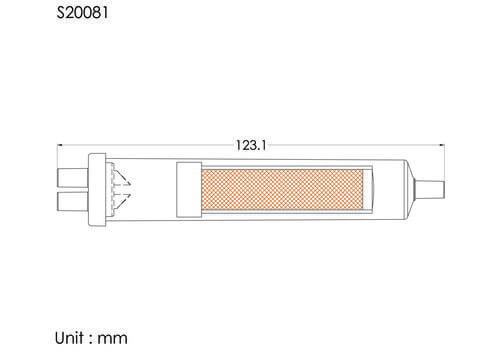 雙孔點滴筒200um濾網組立, 4.1mm