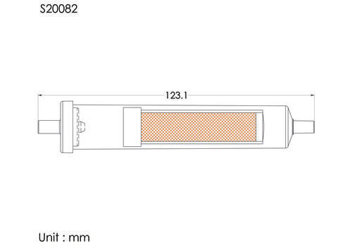 單孔點滴筒200um濾網組立, 管徑 4.1mm