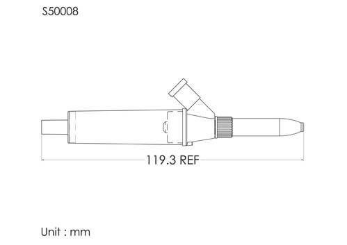 20DP Ball spike chamber, 3um airvent, for tube OD4.1mm