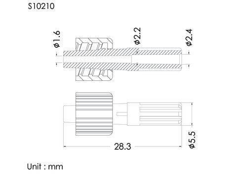 MLS with spin lock, A type, Tube OD2.4mm