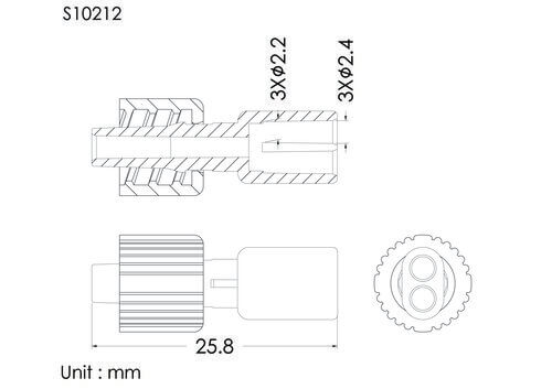 MIni-Bi-MLS with spin lock, tube OD2.4mm