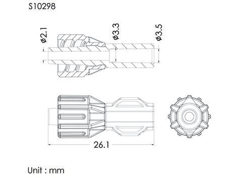 MLS with spin lock, PH type, tube OD4.1mm