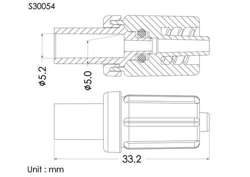 Spin MLL, longer tube port 5.2mm